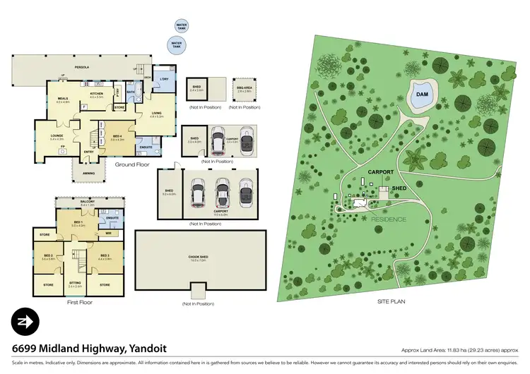 Floorplan of Homely house listing, 6699 Midland Highway, Yandoit VIC 3461
