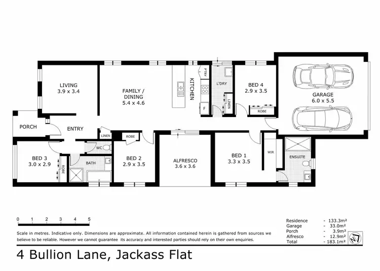 Floorplan of Homely house listing, 4 Bullion Lane, Jackass Flat VIC 3556