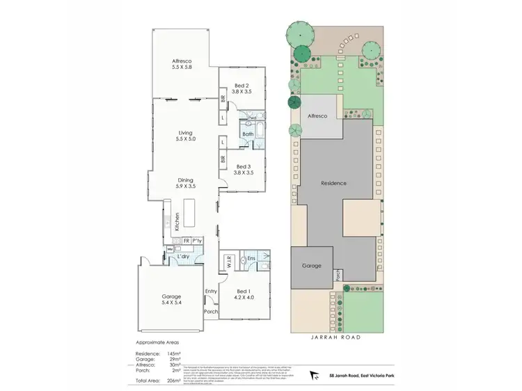 Floorplan of Homely house listing, 58 Jarrah Road, East Victoria Park WA 6101