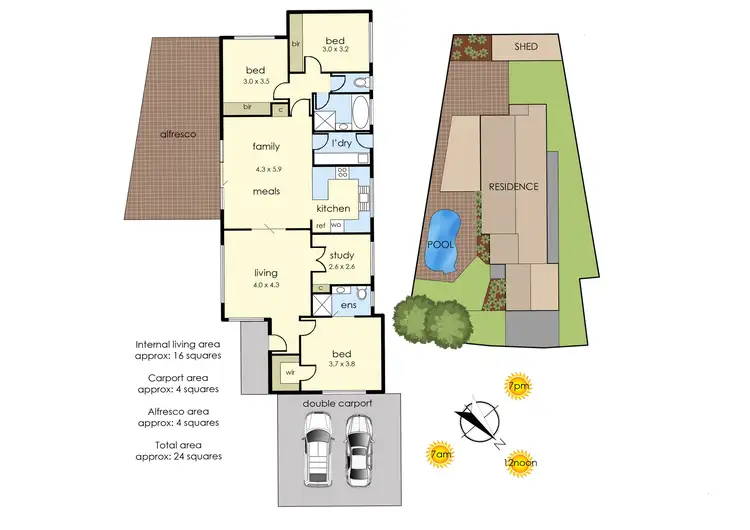 Floorplan of Homely house listing, 82 Warrawee Circuit, Frankston VIC 3199
