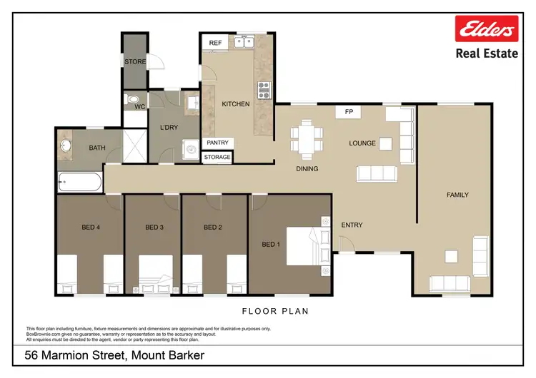Floorplan of Homely house listing, 56 Marmion Street, Mount Barker WA 6324