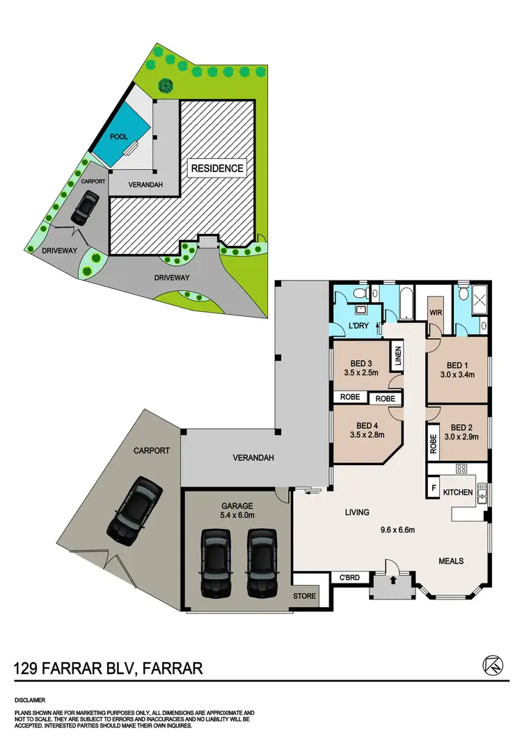 Floorplan of Homely house listing, 129 Farrar Boulevard, Farrar NT 830