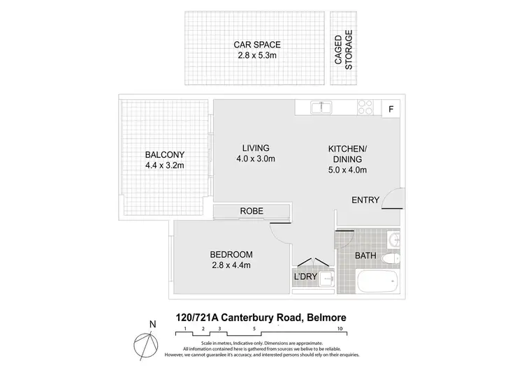 Floorplan of Homely apartment listing, 120/721a Canterbury Road, Belmore NSW 2192