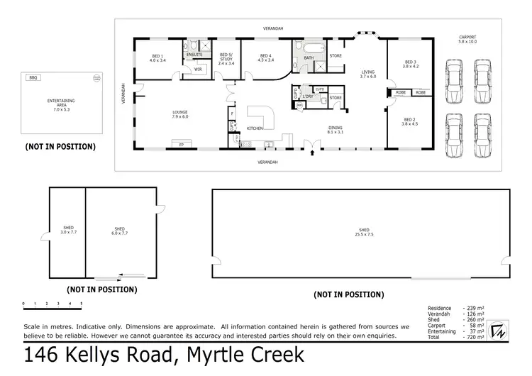 Floorplan of Homely rural property listing, 146 Kellys Road, Myrtle Creek VIC 3551