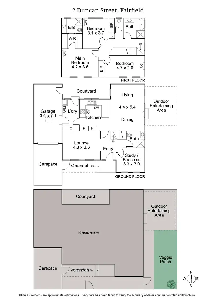 Floorplan of Homely house listing, 2 Duncan Street, Fairfield VIC 3078