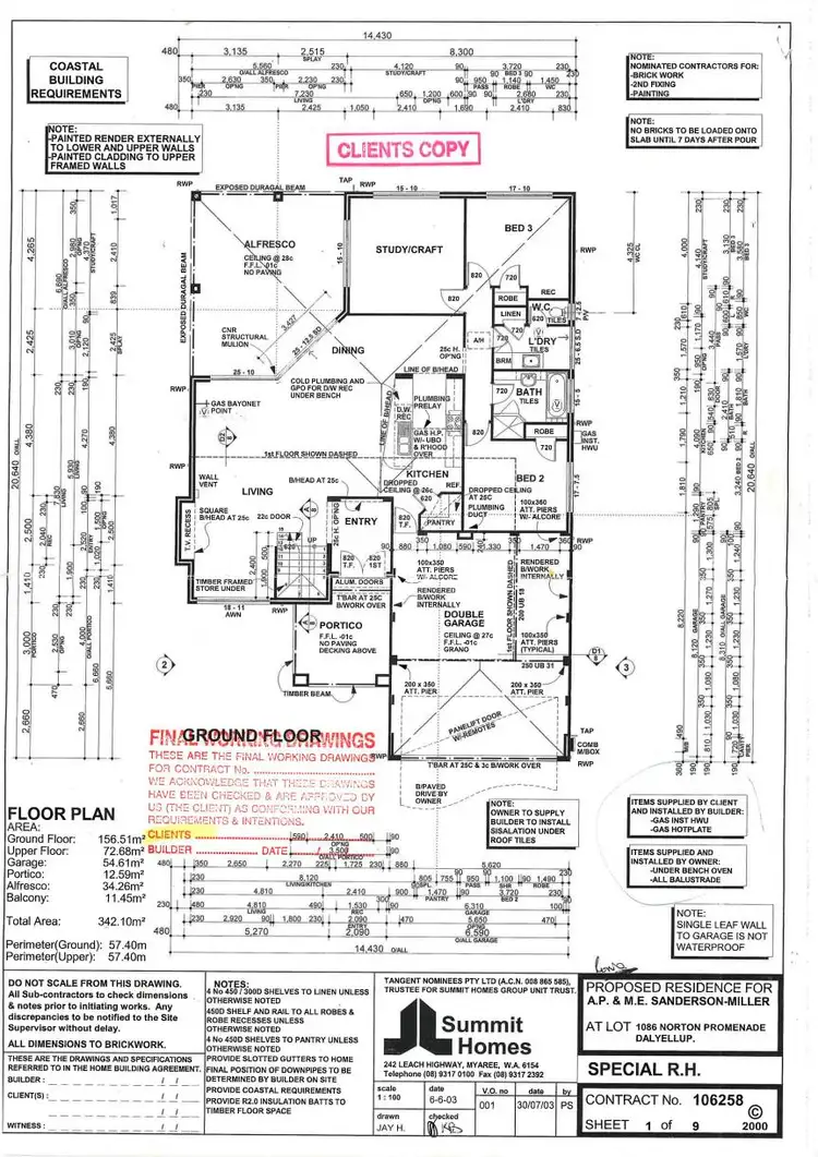 Floorplan of Homely house listing, 294 Norton Promenade, Dalyellup WA 6230