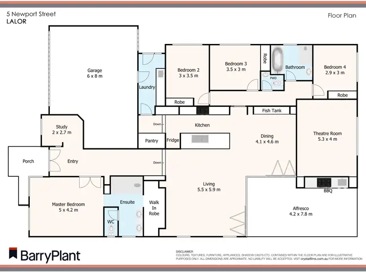 Floorplan of Homely house listing, 5 Newport Street, Lalor VIC 3075