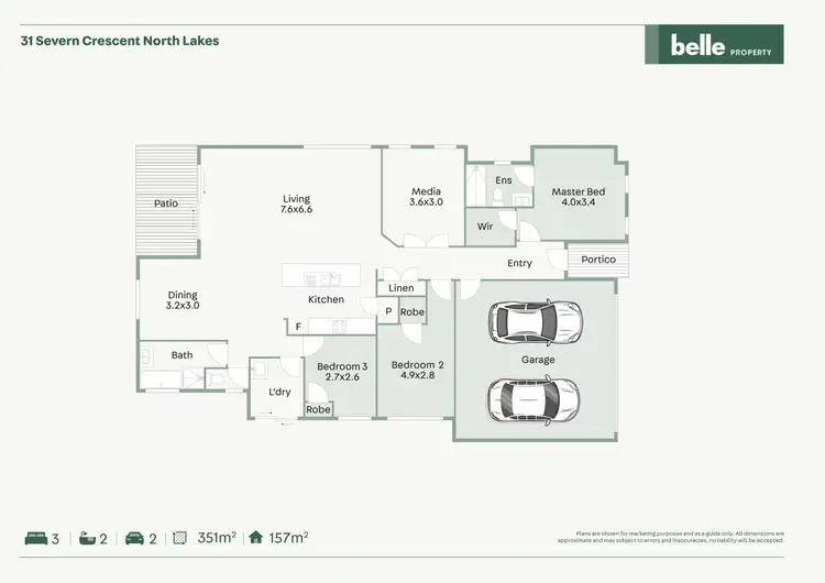 Floorplan of Homely house listing, 31 Severn Crescent, North Lakes QLD 4509