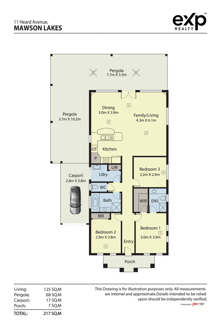 Floorplan of Homely house listing, 11 Heard Avenue, Mawson Lakes SA 5095