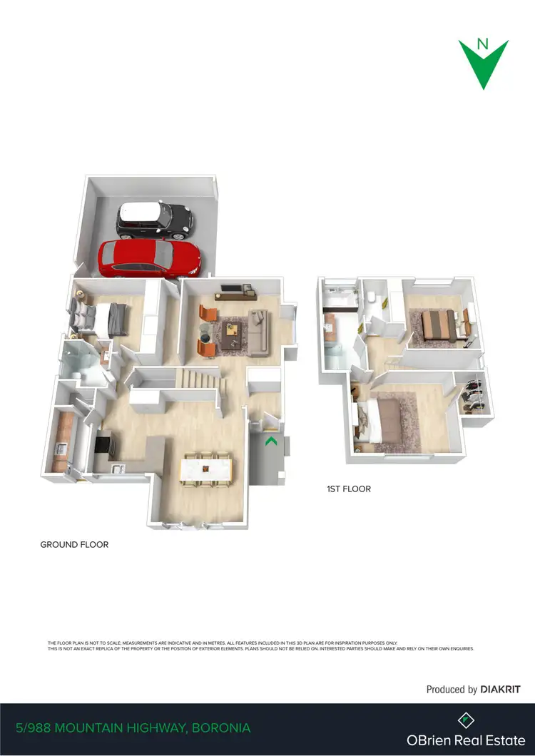 Floorplan of Homely townhouse listing, 5/988 Mountain Highway, Boronia VIC 3155