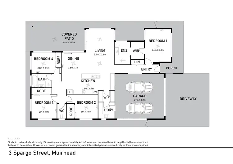 Floorplan of Homely house listing, 3 Spargo Street, Muirhead NT 810