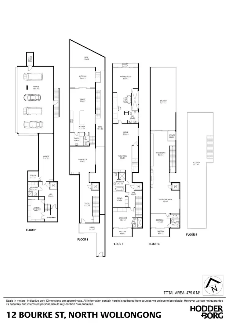 Floorplan of Homely house listing, 12 Bourke Street, North Wollongong NSW 2500