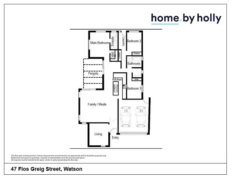 Floorplan of Homely house listing, 47 Flos Greig Street, Watson ACT 2602