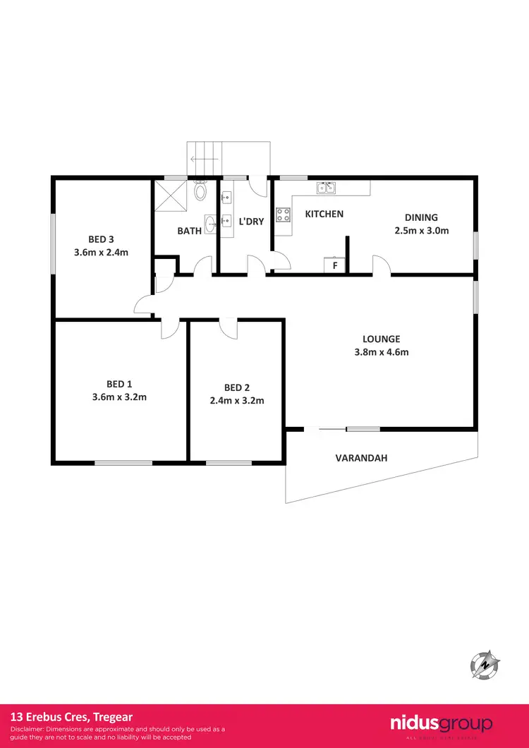 Floorplan of Homely house listing, 13 Erebus Crescent, Tregear NSW 2770