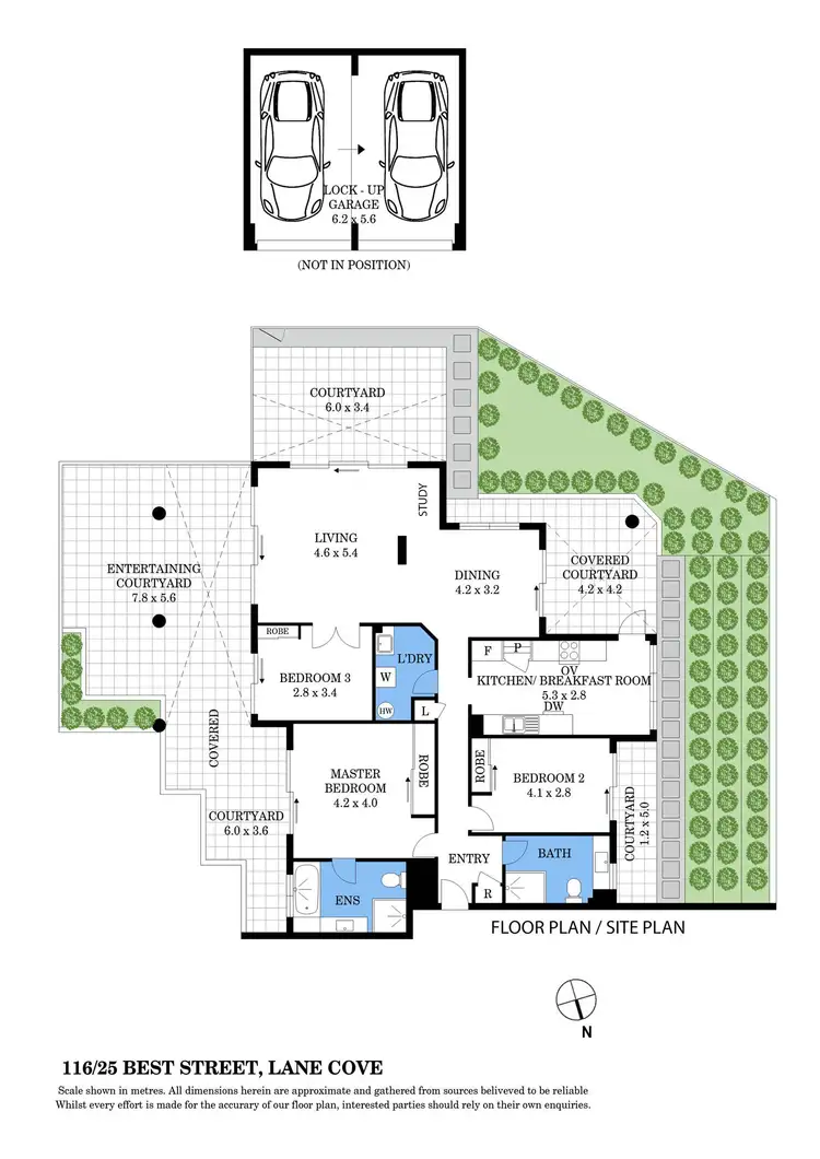 Floorplan of Homely apartment listing, 116/25 Best Street, Lane Cove NSW 2066