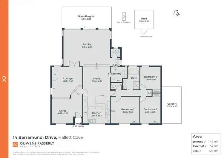 Floorplan of Homely house listing, 14 Barramundi Drive, Hallett Cove SA 5158
