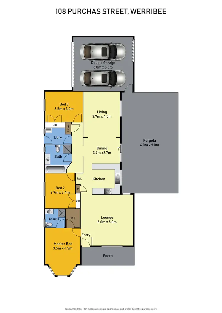 Floorplan of Homely house listing, 108 Purchas Street, Werribee VIC 3030