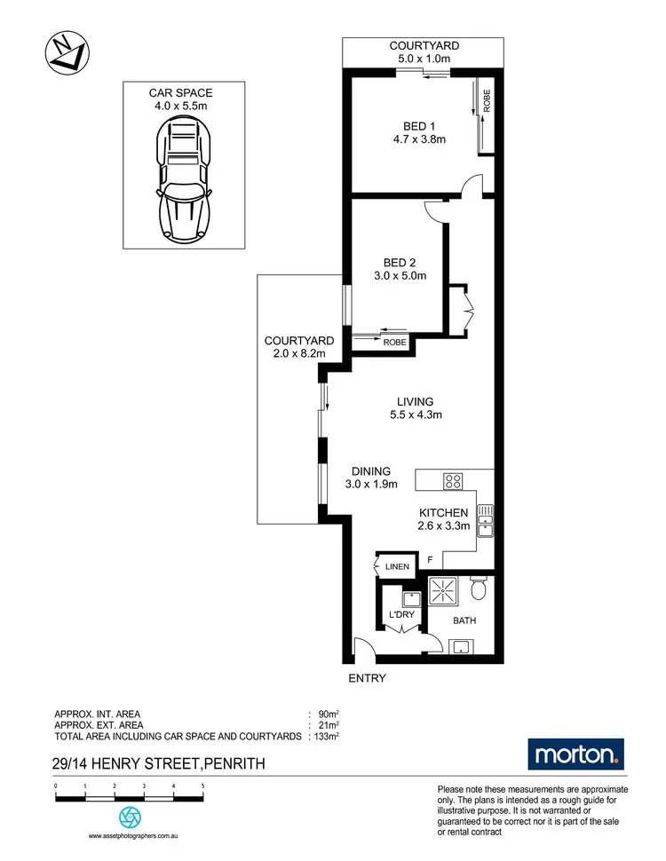 Floorplan of Homely unit listing, 29/14 Henry Street, Penrith NSW 2750