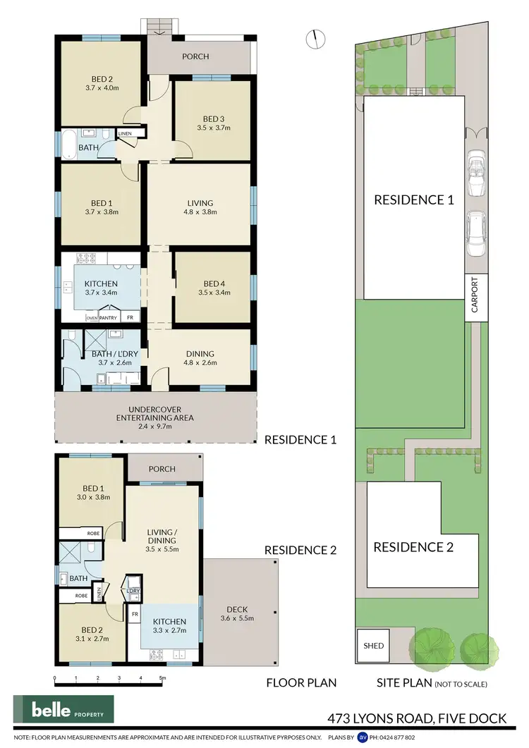 Floorplan of Homely house listing, 473 Lyons Road West, Five Dock NSW 2046