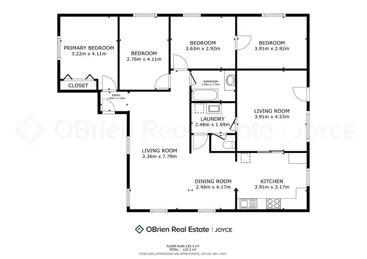 Floorplan of Homely house listing, 27 Lamont Street, Wangaratta VIC 3677