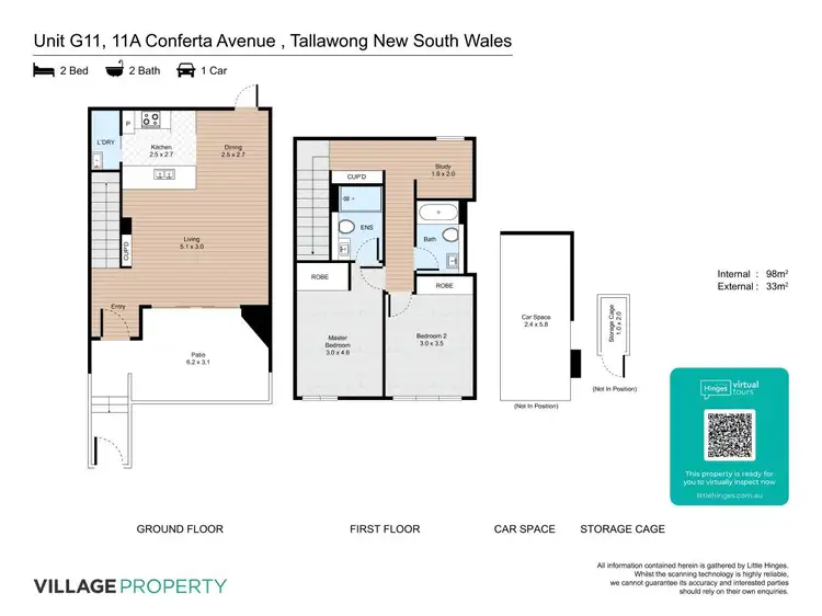 Floorplan of Homely townhouse listing, G11/11A Conferta Avenue, Tallawong NSW 2762