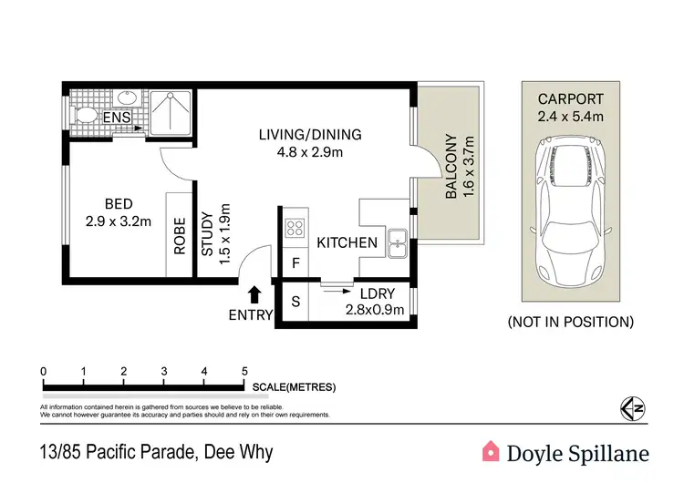 Floorplan of Homely apartment listing, 13/85 Pacific Parade, Dee Why NSW 2099