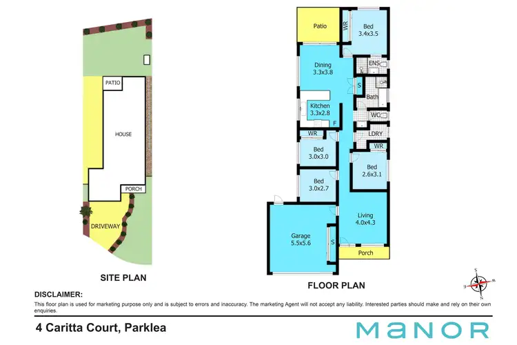 Floorplan of Homely house listing, 4 Caritta Court, Parklea NSW 2768
