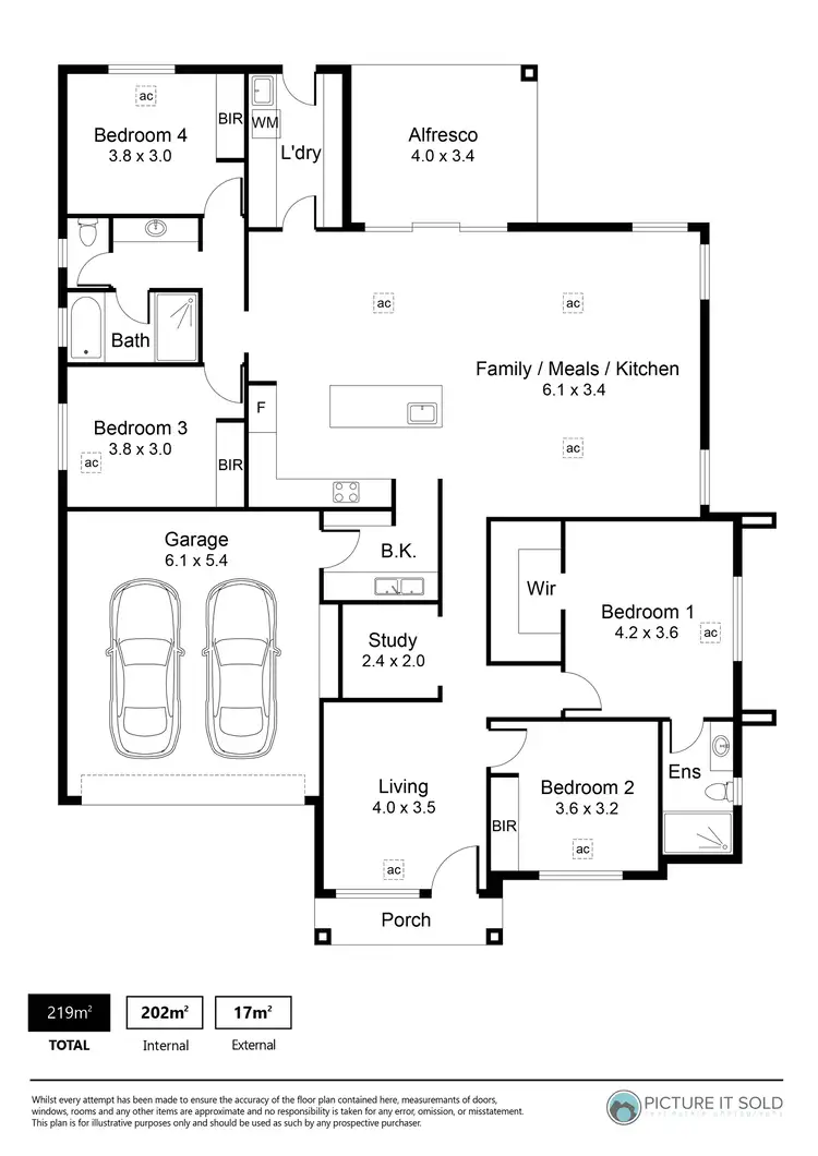Floorplan of Homely house listing, 36 Phoenix Avenue, Riverlea Park SA 5120