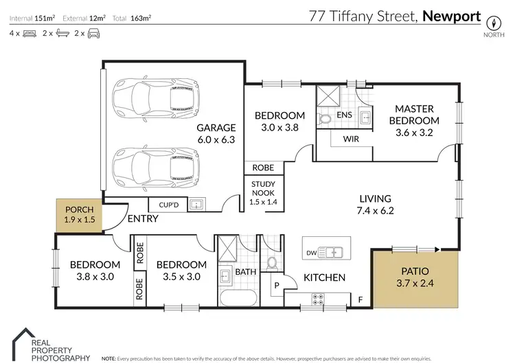 Floorplan of Homely house listing, 77 Tiffany Street, Newport QLD 4020