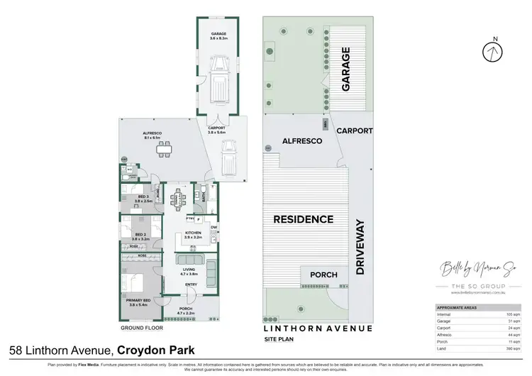 Floorplan of Homely house listing, 58 Linthorn Avenue, Croydon Park NSW 2133