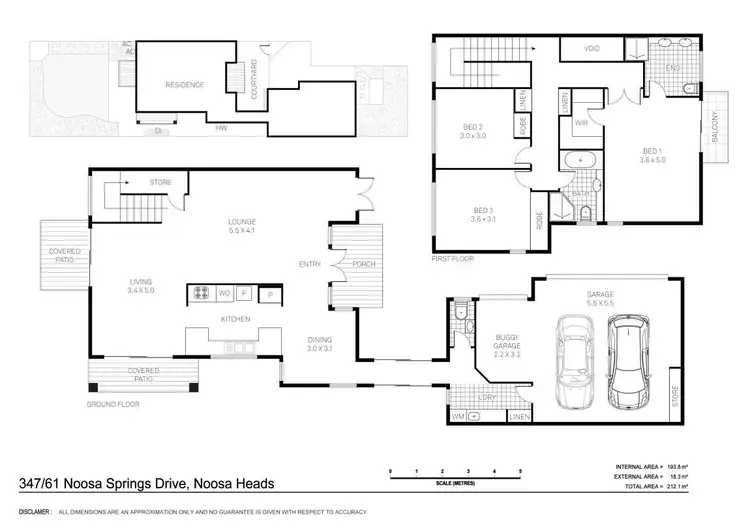 Floorplan of Homely unit listing, 347/61 Noosa Springs Drive, Noosa Heads QLD 4567