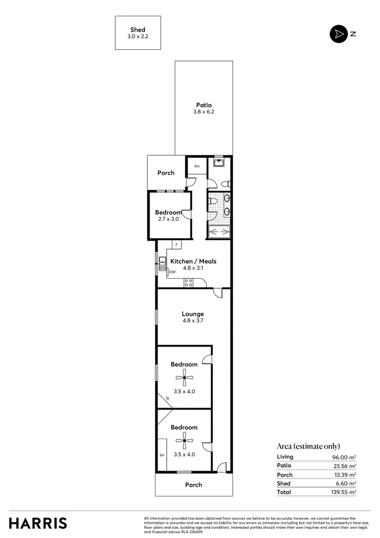 Floorplan of Homely house listing, 32 George Street, Parkside SA 5063