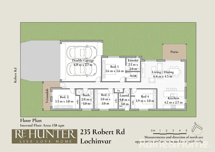 Floorplan of Homely house listing, 235 Robert Road, Lochinvar NSW 2321