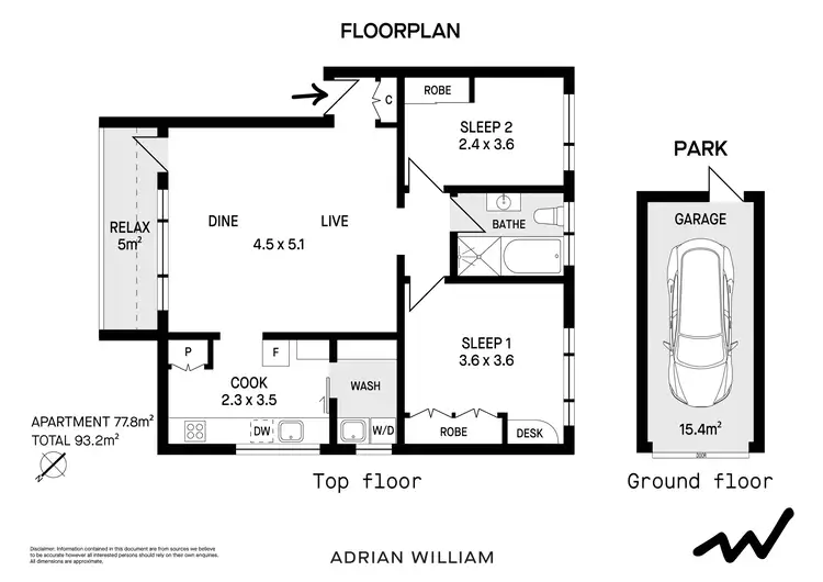 Floorplan of Homely apartment listing, 48/31-33 First Avenue, Campsie NSW 2194