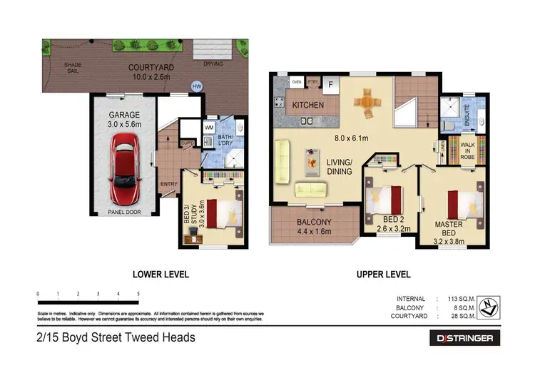 Floorplan of Homely unit listing, 2/15 Boyd Street, Tweed Heads NSW 2485