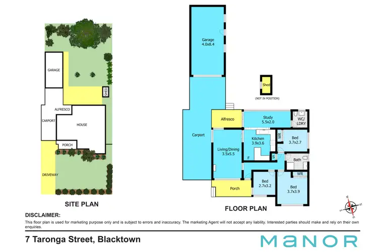 Floorplan of Homely house listing, 7 Taronga Street, Blacktown NSW 2148