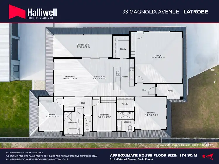 Floorplan of Homely house listing, 33 Magnolia Avenue, Latrobe TAS 7307