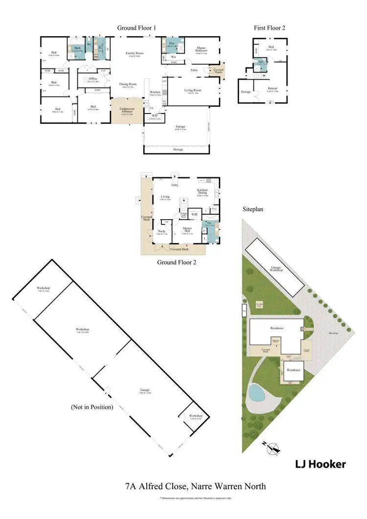 Floorplan of Homely house listing, 7/7A Alfred Close, Narre Warren North VIC 3804