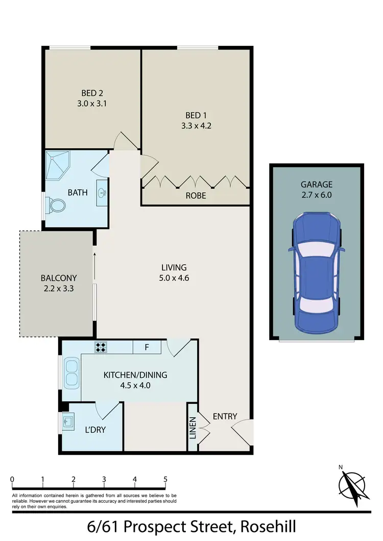 Floorplan of Homely house listing, 6/61 Prospect Street, Rosehill NSW 2142