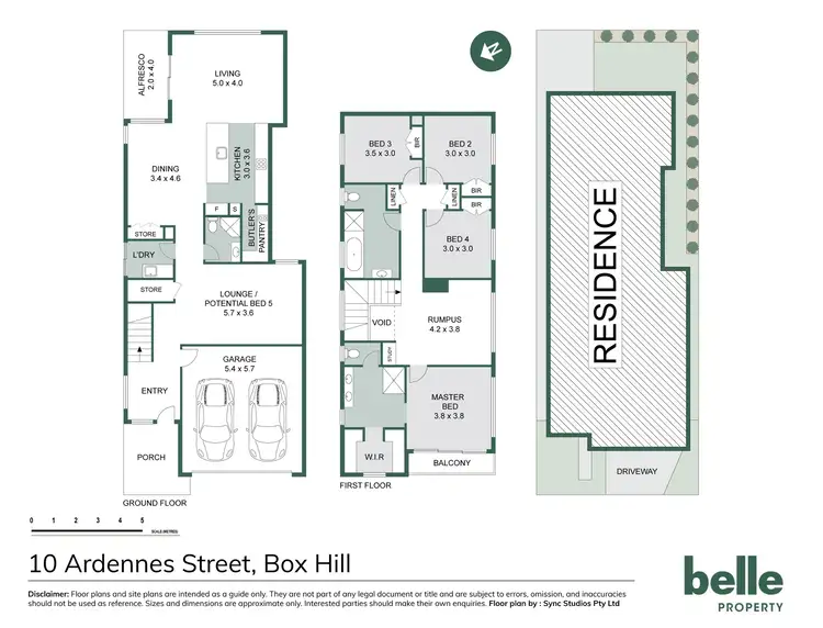 Floorplan of Homely house listing, 10 Ardennes Street, Box Hill NSW 2765