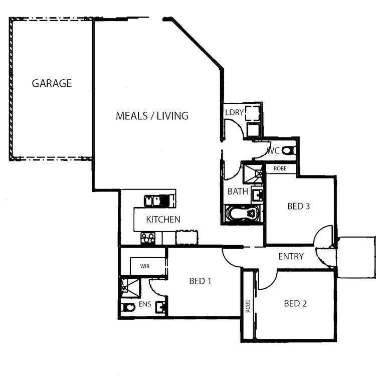 Floorplan of Homely unit listing, 6/43 College Square, Bacchus Marsh VIC 3340