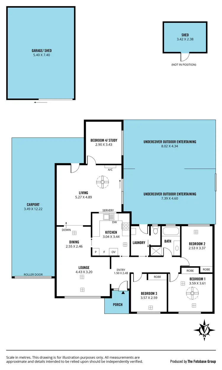 Floorplan of Homely house listing, 22 Cunningham Street, Morphett Vale SA 5162