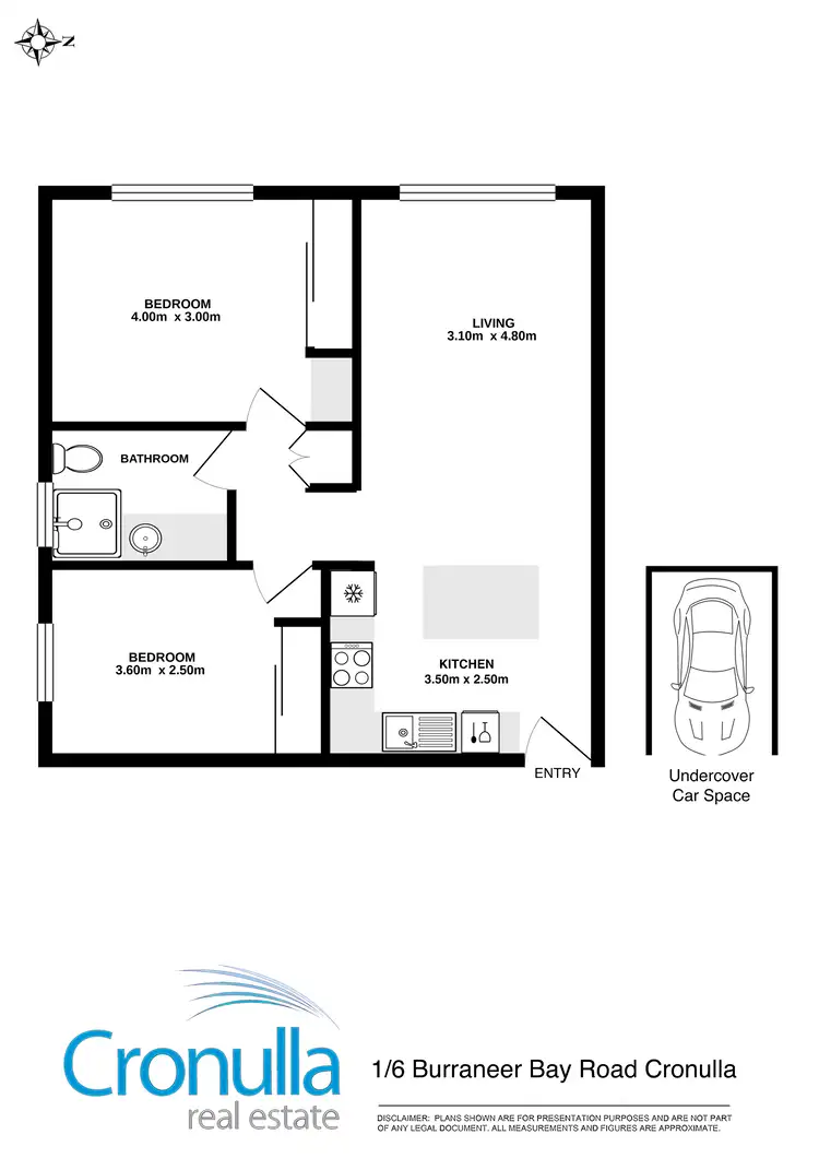 Floorplan of Homely apartment listing, 1/6 Burraneer Bay Road, Cronulla NSW 2230