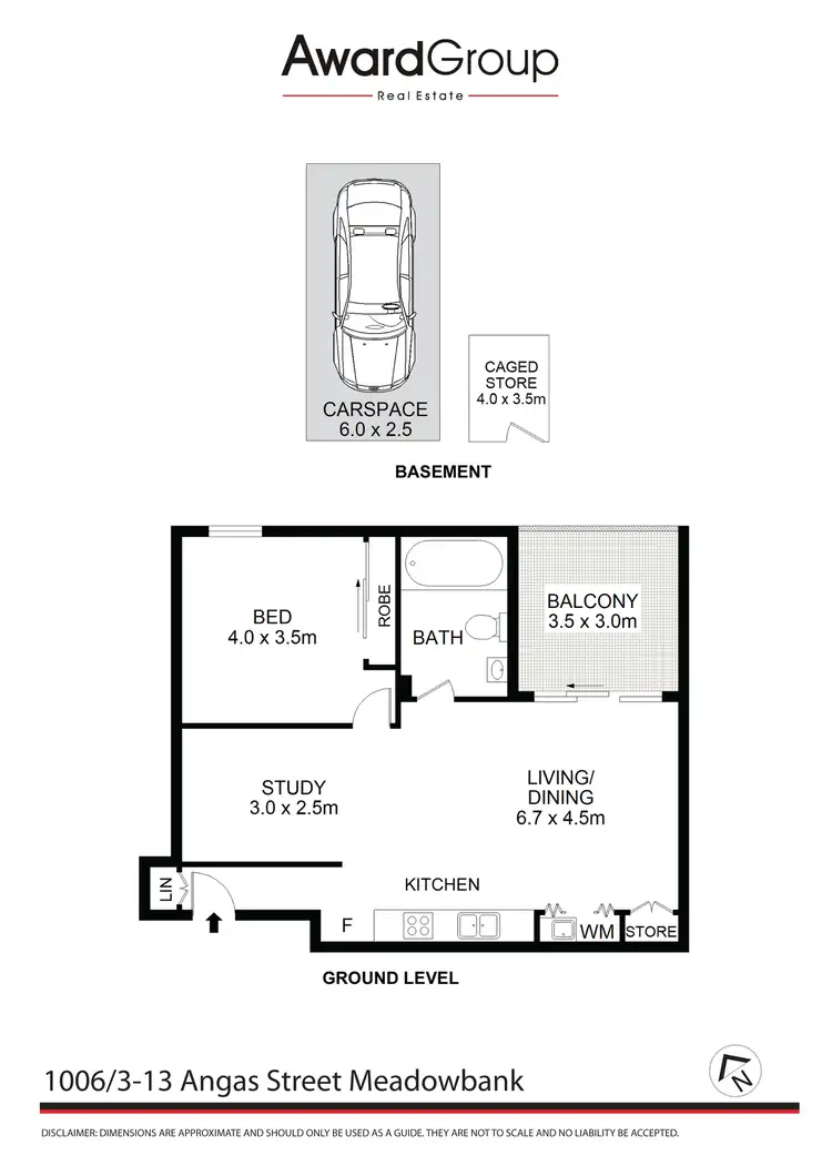 Floorplan of Homely apartment listing, 1006/3-13 Angas Street, Meadowbank NSW 2114