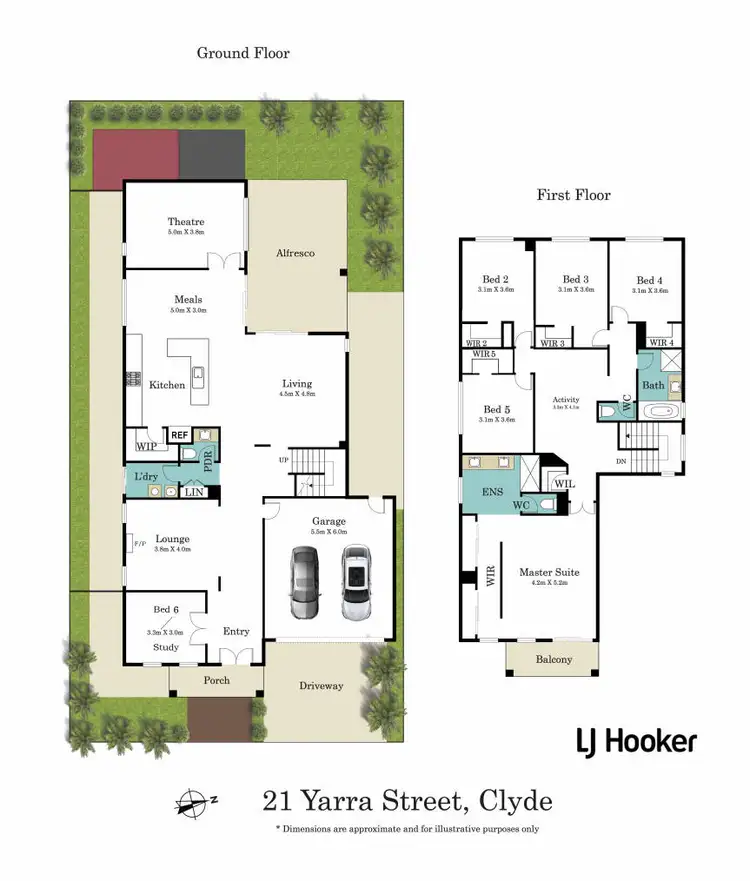 Floorplan of Homely house listing, 21 Yarra Street, Clyde VIC 3978
