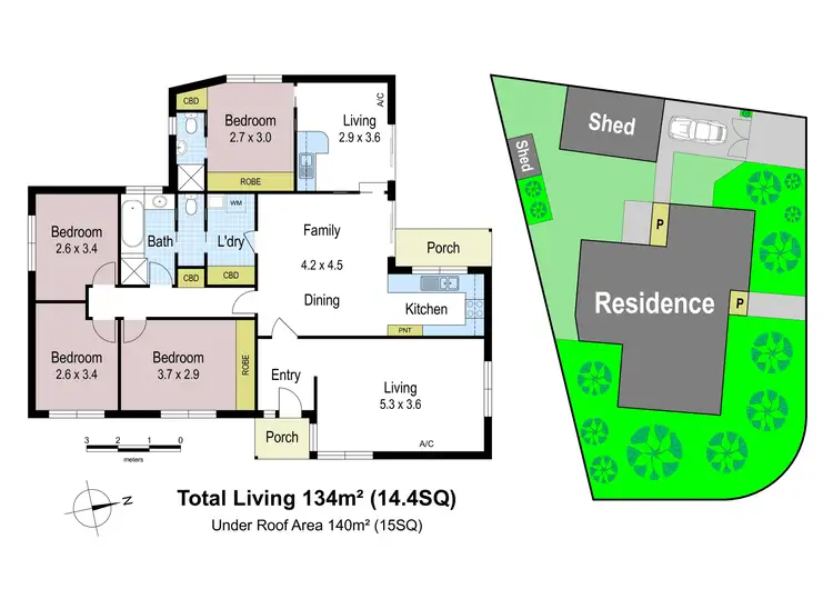 Floorplan of Homely house listing, 22 Gregory Street, Moe VIC 3825