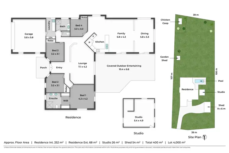 Floorplan of Homely house listing, 56-58 Bellbird Drive, Greenbank QLD 4124