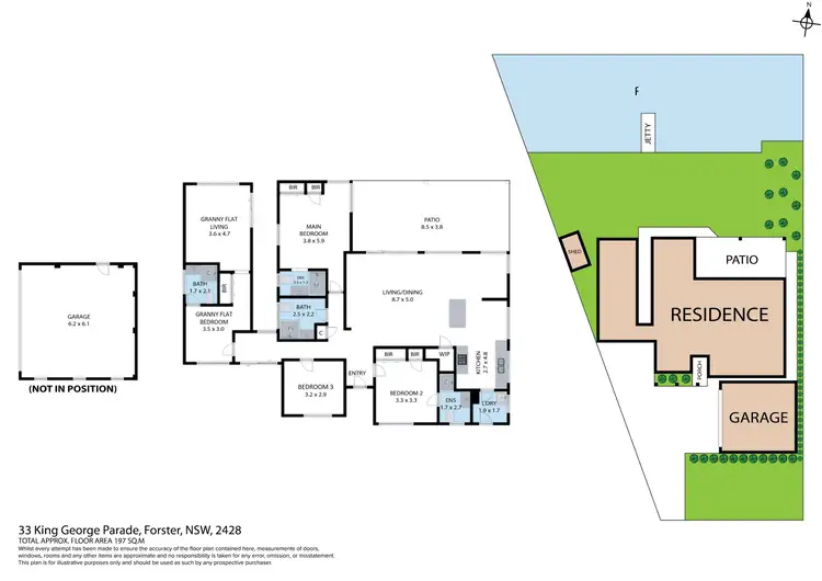 Floorplan of Homely house listing, 33 King George Parade, Forster NSW 2428