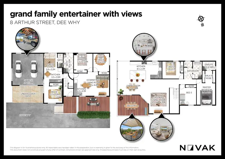 Floorplan of Homely house listing, 8 Arthur Street, Dee Why NSW 2099