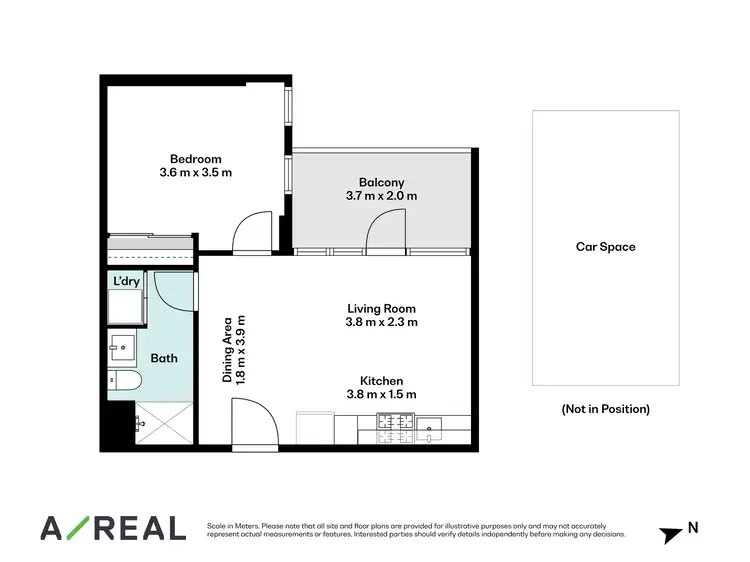 Floorplan of Homely apartment listing, 406/4-8 Breese Street, Brunswick VIC 3056